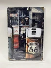 NEW Route 66 Vintage Style Tin Metal Sign Poster Man Cave Garage Decor