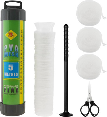20M PVA Mesh Carp Fishing: Winter Fast Melt PVA Refill Pack Bait Mesh