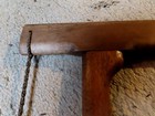 Cross cut saw,  wood frame, home made, new blade, collapsible/take down — photo 6