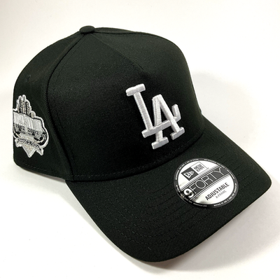 New Era LA Dodgers Exclusive Black White 9FORTY A-Frame Snapback