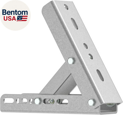 Awning Roof Mount Bracket for Retractable Awnings, Adjustable Angle Heavy Duty U