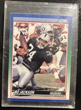 Score 1990 Bo Jackson #10 Los Angeles Raiders Oakland Raiders NFL Football