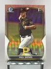 2023 Bowman Chrome Draft PAUL SKENES REFRACTOR 1ST BOWMAN ROOKIE SILVER SP