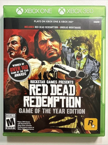 New ListingRED DEAD REDEMPTION:  GAME OF THE YEAR EDITION / XBOX ONE-XBOX 360 / 2-SIDED MAP