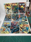 Batman Comic Book Lot Of 9 Vintage DC Comics Two Face Mole Poison Ivy FN-VF