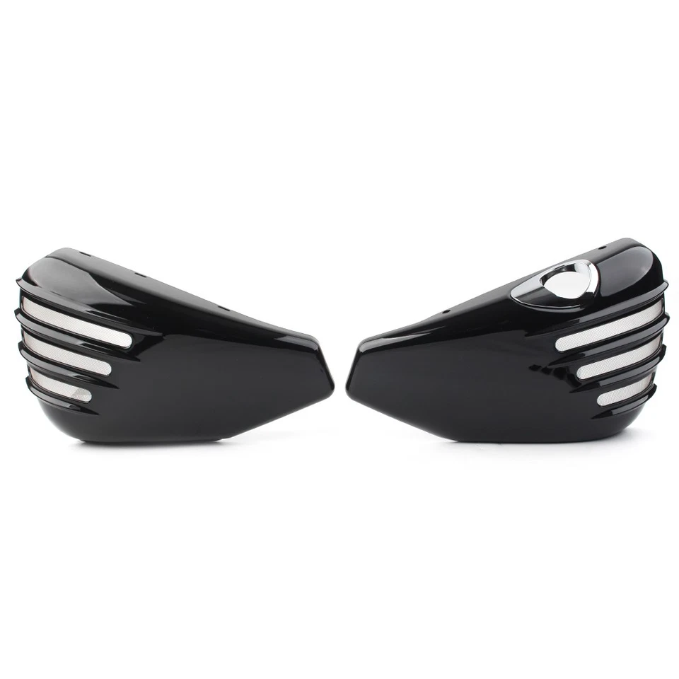 Par de cubiertas laterales de batería para Harley Davidson Sportster 1200 883 modelos 2004-13 Foto 4 de 4