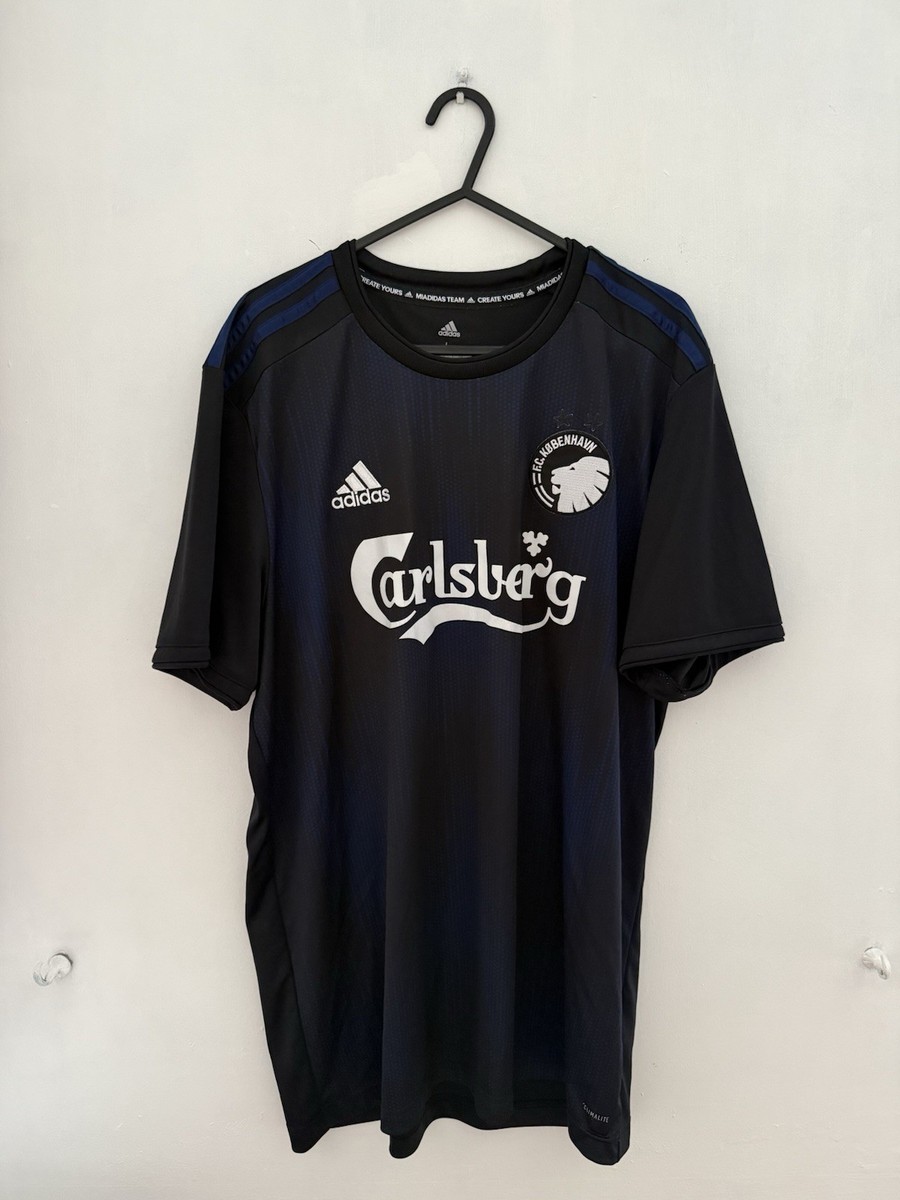 Authentic Large 2018 2019 FC Copenhagen Away Adidas Football Shirt