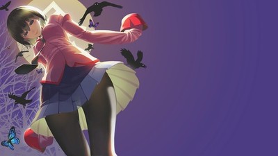 Girls Monogatari Series Oshino Ougi School Anime Playmat Desk Mat 24x14in