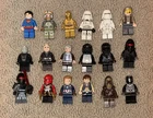 LEGO Minifigure Lot 16 Pieces, Star Wars Marvel DC Etc