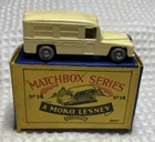 Matchbox/Lesney #14A DAIMLER AMBULANCE, w/Type B Box, in Mint condition!