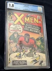 X-Men #4 (Mar 1964) ✨ Graded 1.8 OFF-W TO WHITE by CGC ✔1st Quicksilver, Scarlet