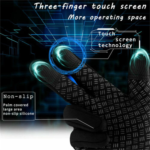 Guanti Invernali Unisex Touch Screen – Caldi, Impermeabili E Antivento, Taglia Unica