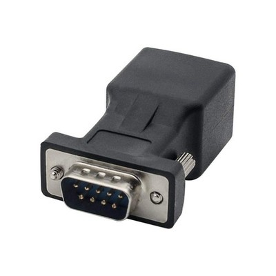 DB9 RS232 Male Port to RJ45 Female Connector Card Serial 