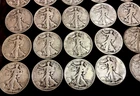 Lot of 20 U.S. Walking Liberty Half Dollars 90% Silver Misc Dates