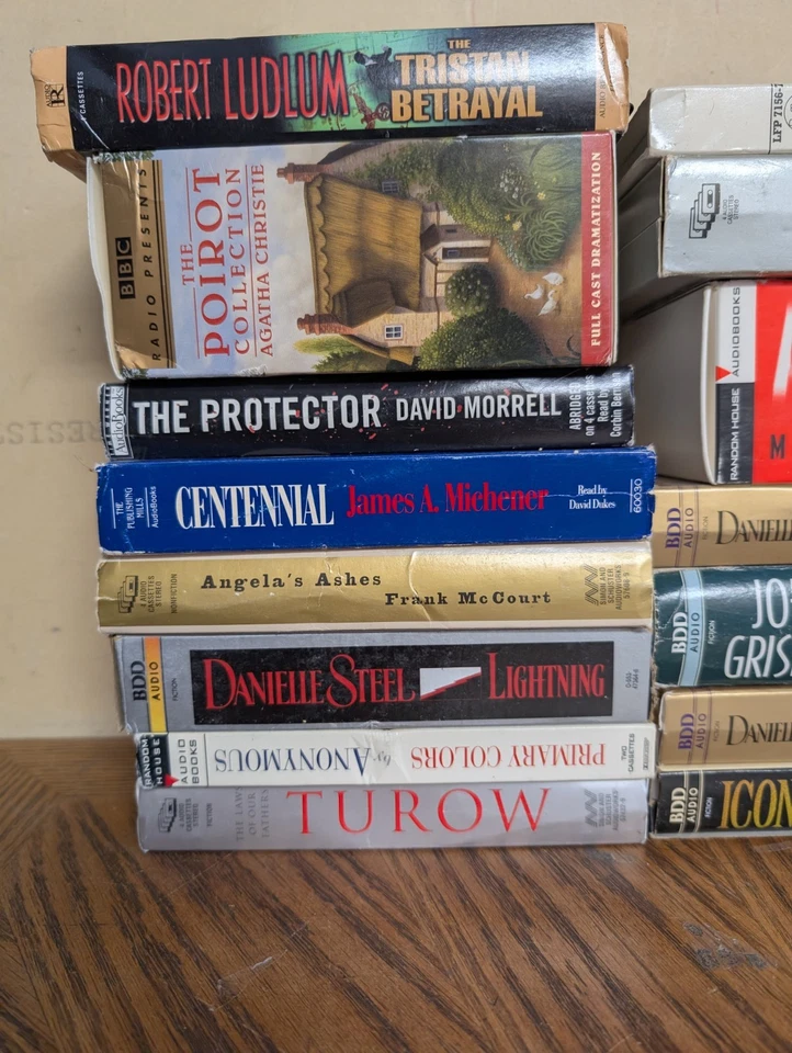 Audio Books Novels Detective Crime Action Mystery Cassette Tape - 15 Book Lot - Image 2 of 3