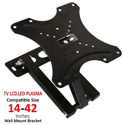 Tilt Swivel TV Wall Mount Bracket For 17''- 42'' Inch LCD LED Plasma Flat Monitor.