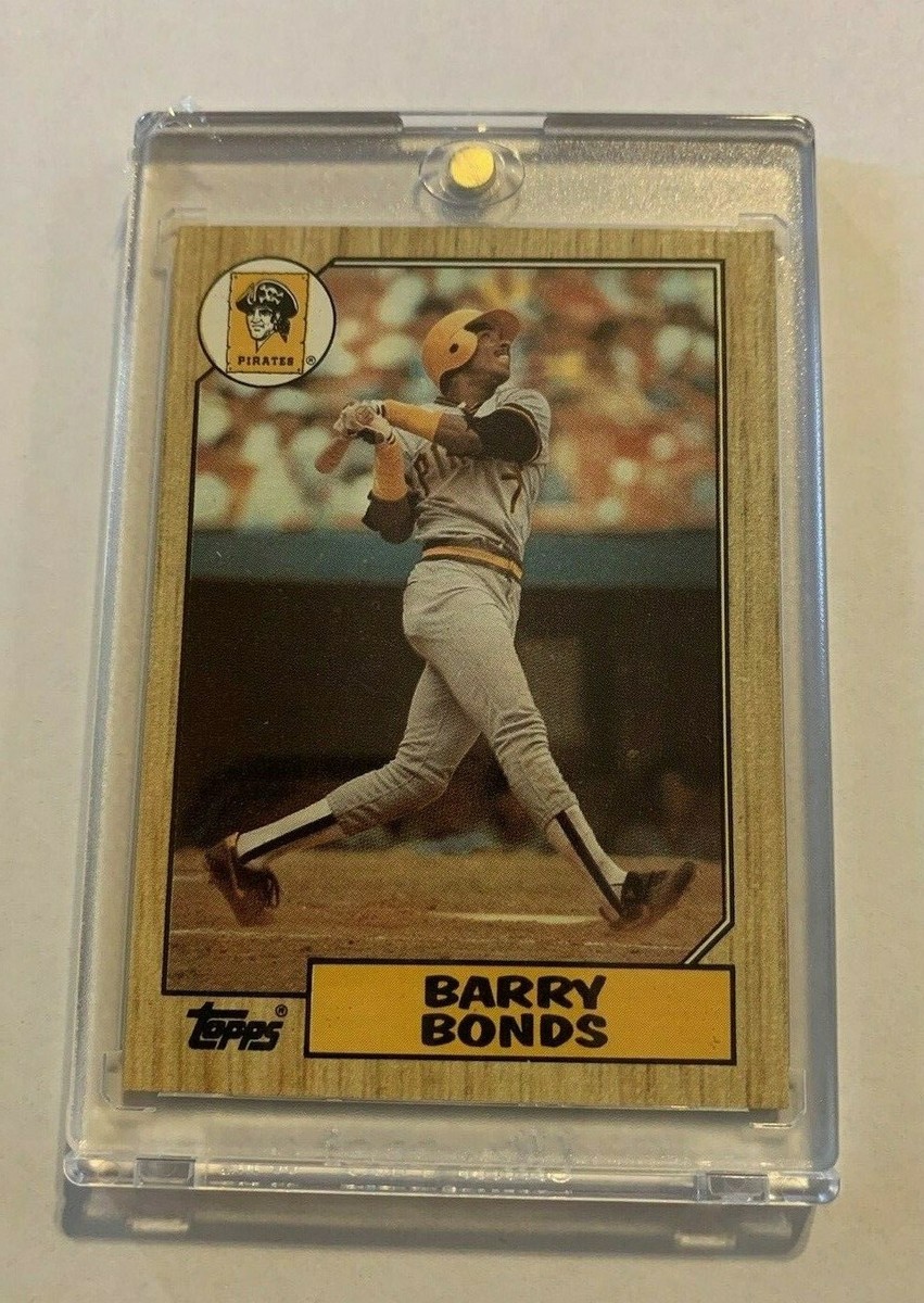 1987 Rare Topps Barry Bonds #320 “Double Misprint” Original Rookie 