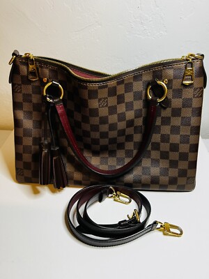 LOUIS VUITTON Lymington Damier Ebene Shoulder Bag Brown