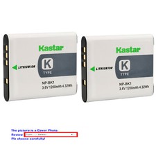 Kastar Replacement Battery for Sony NP-BK1 BC-CSK Sony Cyber-shot DSC-W370