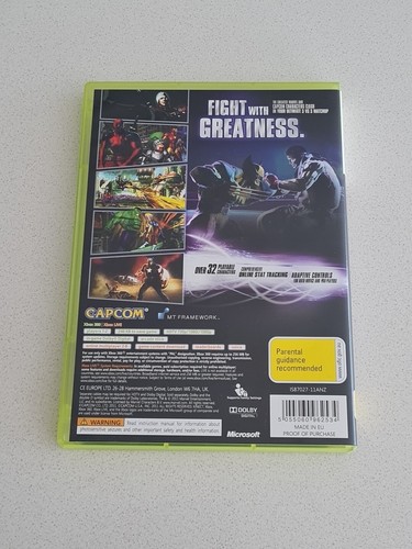 Microsoft XBOX 360 Marvel VS Capcom 3 Fate Of Two Worlds Like New AU Version - Picture 2 of 7