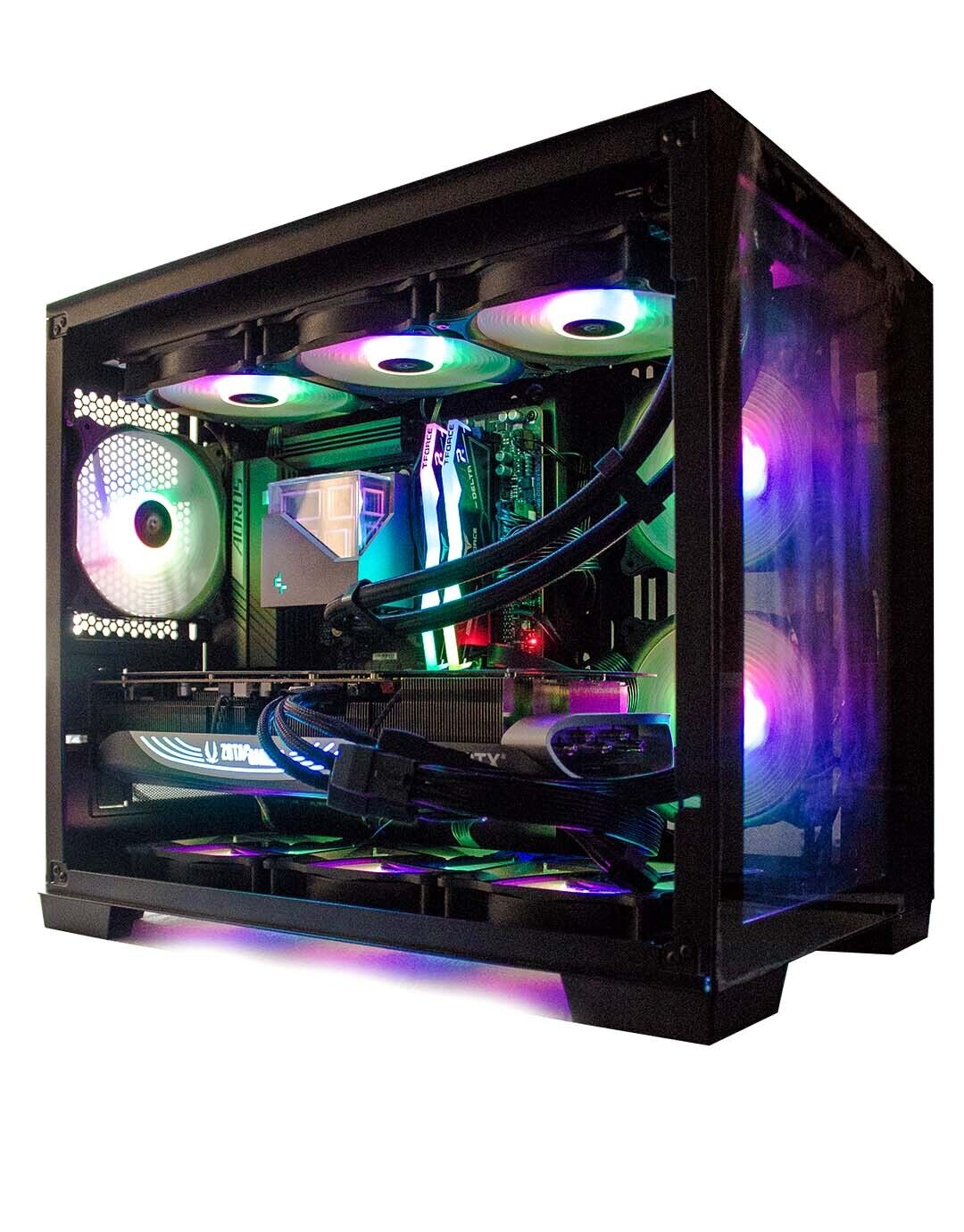 Pc Gamer Monstro / RTX 4090 24GB / AMD Ryzen 7 7800X3D / 64GB DDR5 / SSD  NVME 2TB / Sistema Water Cooler Custom