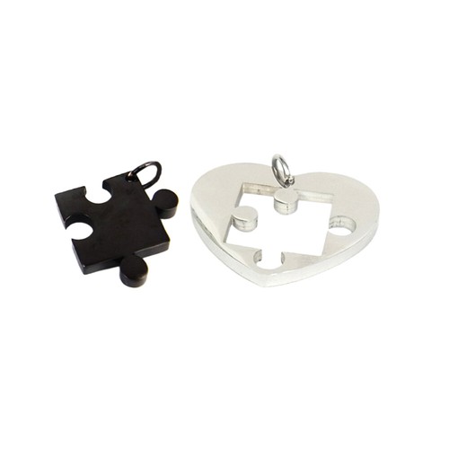Collier Pendentif Acier Inoxydable - Symboles Amour, Note, Clé, Cœur, Ancre