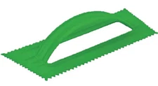 V Notched Trowel 9.5" x 4.25", 3/8" Notches