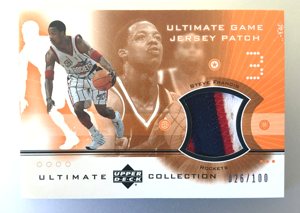 Steve Francis 2001-02 Upper Deck MVP Souvenirs Gold #05/50 