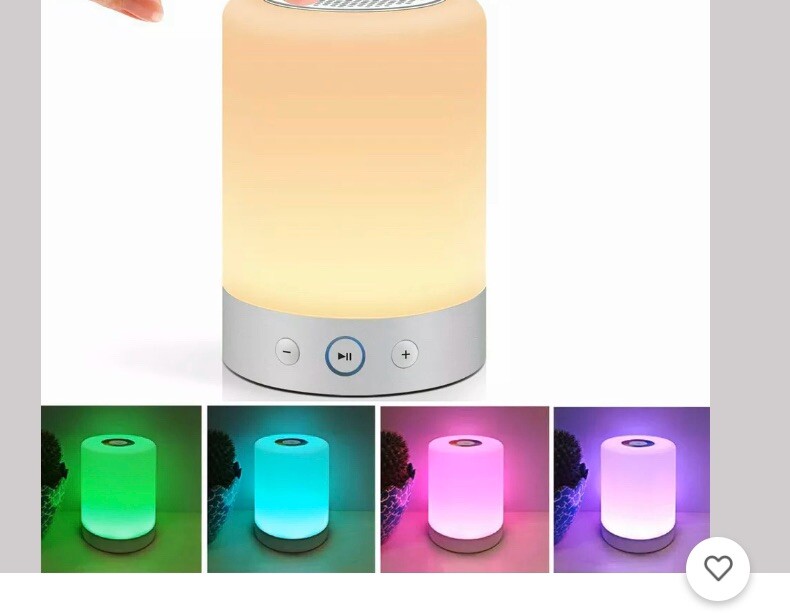 night lamp bluetooth speaker