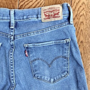 Levi Strauss Jeans 312 Shaping Slim 27 x 32 Stretch Straight Jrs. Women Mid  Rise | eBay