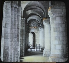 Glass Magic Lantern Slide Photo Colour Tower Of London St John's Chapel England
