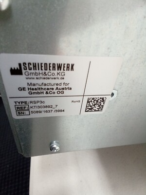 GE Voluson E10/E8 Power Supply Model RSP3C/KTI303892-7/KTZ303892-7