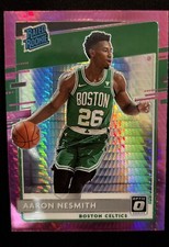 2020-21 Donruss Optic Basketball Aaron Nesmith Pink Hyper Prizm Rated Rookie