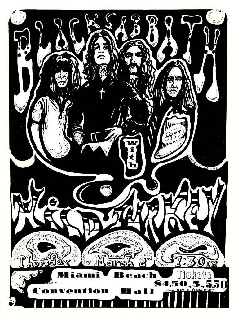 Black Sabbath The End ツアー シルクスクリーン ポスター Black Sabbath The End 2016 Lucyfer Ozzy Music Concert Poster