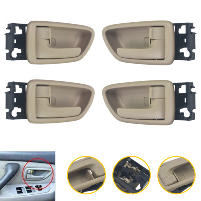 4x Inside Interior Door Handle For Toyota Sequoia 01-07 Tundra 04-06