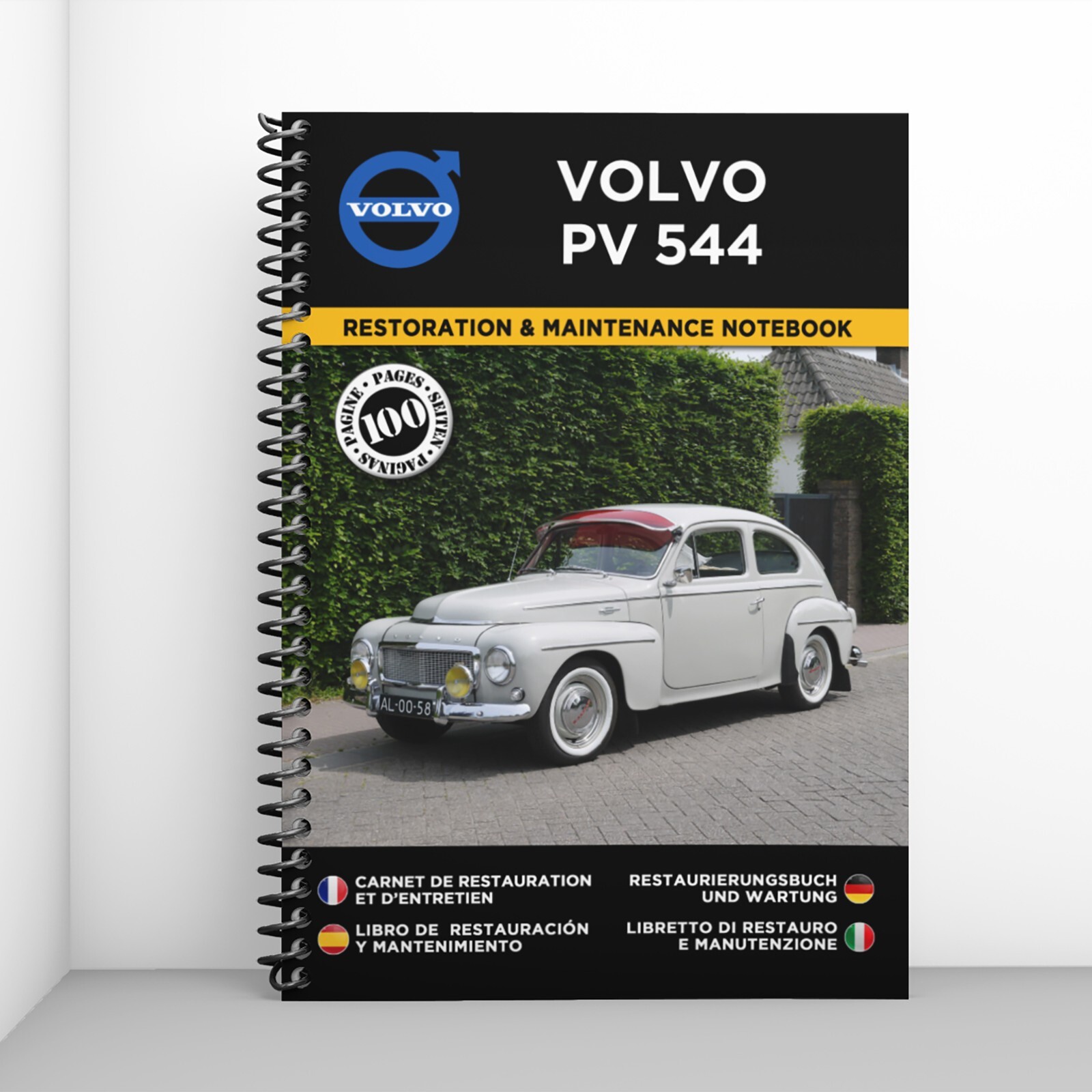 Volvo PV 544 carnet de restauration pour organiser vos travaux d'atelier le weekend