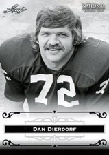 DAN DIERDORF - 2012 Leaf National PROMOTIONAL Football Card