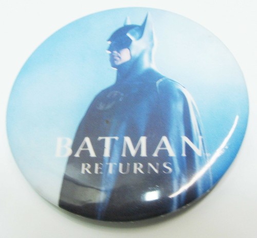 Batman Returns Movie Michael Keeton Vintage Original Pin Button Pinback