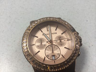 Michael Kors Baguette-Bezel MK5412 Rose Gold Tone Wrist  display picture 2