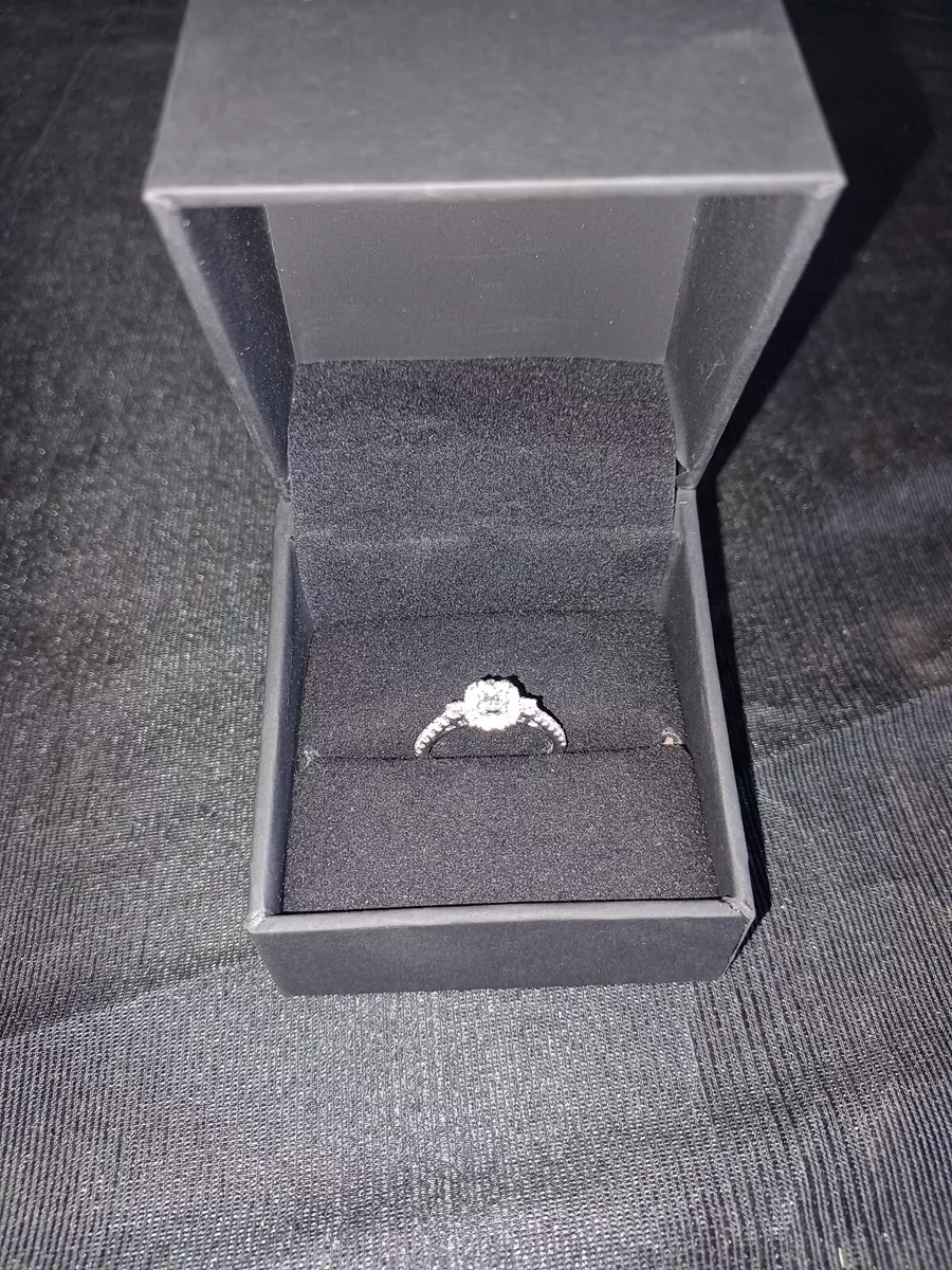 Kay Jewelers Leo Princess 14K 3 4 CT Engagement Ring With Kay Box Used