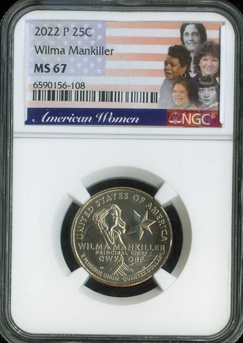 2022 Wilma Mankiller Quarter NGC MS67 Auction
