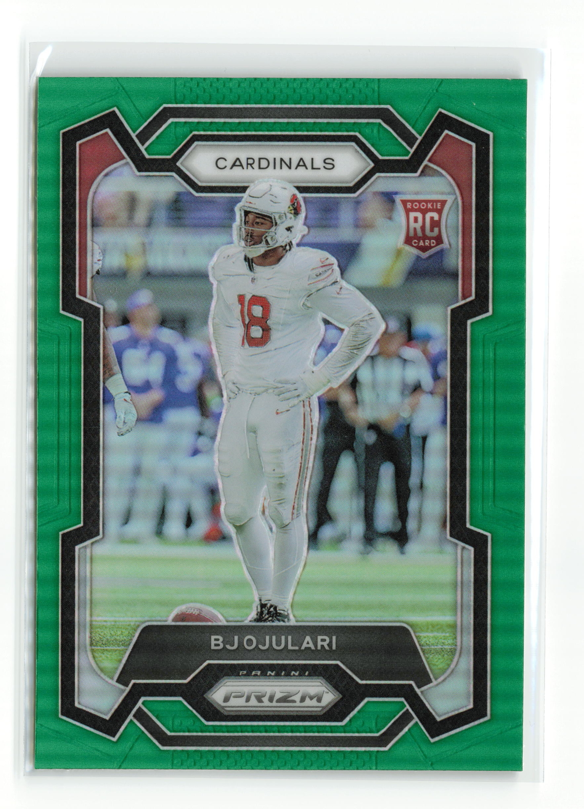 BJ OJULARI #301 2023 PANINI PRIZM CARDINALS RC GREEN READ