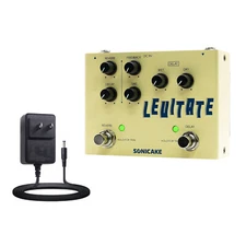 SONICAKE Levitate Digital Delay and Reverb 2 in 1 Guitar Effects Pedal+9V adapte