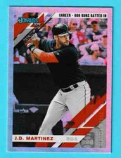 2019 Panini Donruss Career Stat Line J.D. Martinez #62 Red Sox 344/500 (NVB)