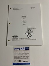 HANNAH EINBINDER SIGNED AUTOGRAPHED HACKS FULL SCRIPT ACOA
