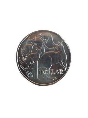 2019 AUSTRALIAN $1 ONE DOLLAR COIN - MOB OF ROOS IRB EFFIGY