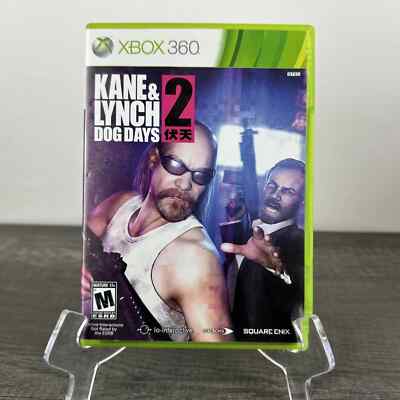 Kane & Lynch 2 Dog Days (Xbox 360, 2010) - Square Enix, Eidos, Co-Op Shooter