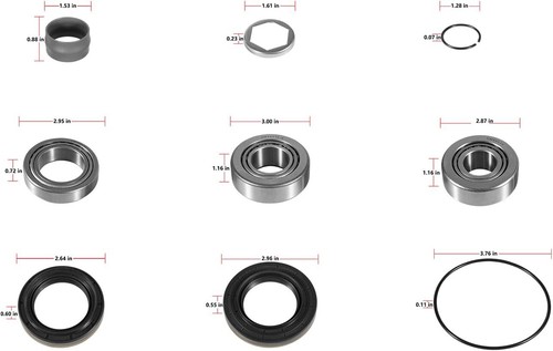 Kit de reparación de rodamientos diferencial tipo 188 para BMW E30 E36 E28 E34 E23 E32 (17 piezas) - Imagen 8 de 8