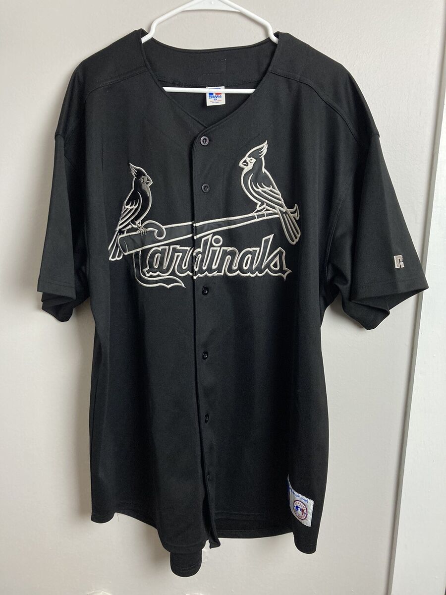 Vintage Russell Athletic St. Louis Cardinals Men's 2XL Black Vintage Russell Athletic St. Louis Cardinals Men's 2XL Black