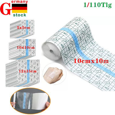 110x Wasserdicht Transparent Bandage Tattoo Pflaster 3 Größen Duschpflaste DE